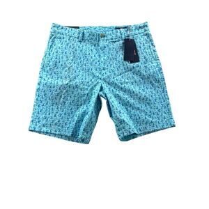 Vineyard Vines 9" Breaker Shorts Mens Size 34 Blue Sailboat Isle Preppy AOP NWT
